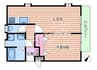 三井マンション 1LDKの間取り