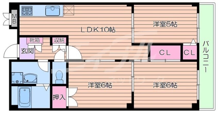 間取図 アンハウス