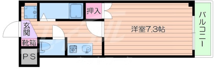 間取図 ローズハイツT・K