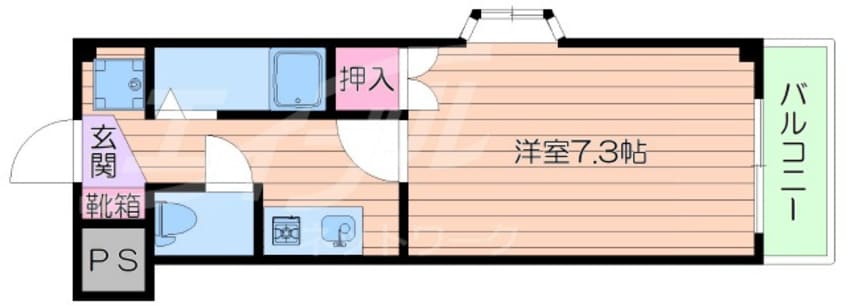 間取図 ローズハイツT・K