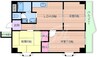 セントラル山田南 3LDKの間取り