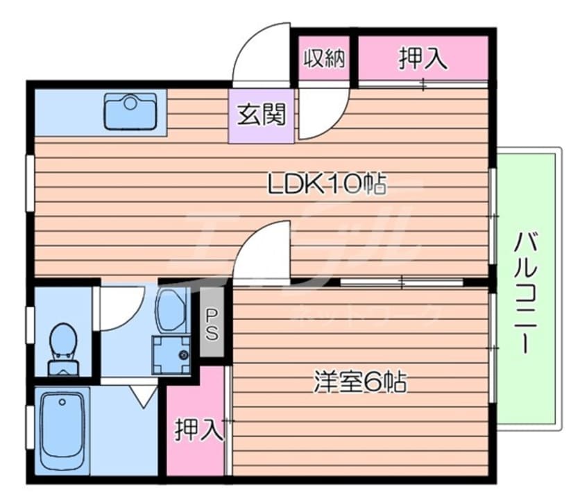 間取図 ハイムパータジェイ