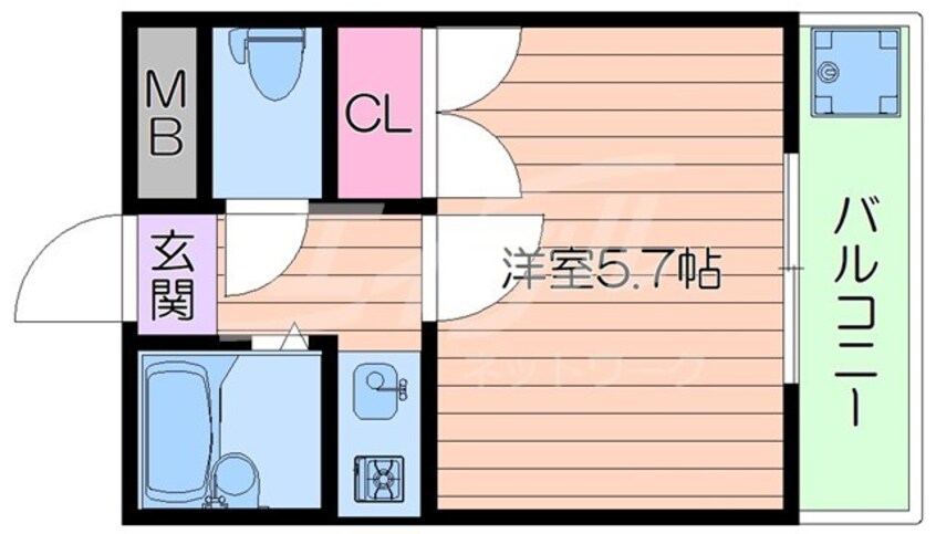 間取図 ナポレオン一世マンション