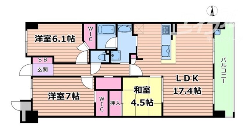 間取図 ミリカ・ヒルズ1街区