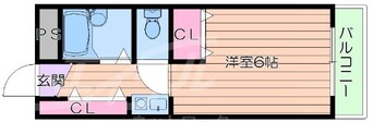 間取図 阪急京都線/正雀駅 徒歩3分 3階 築29年