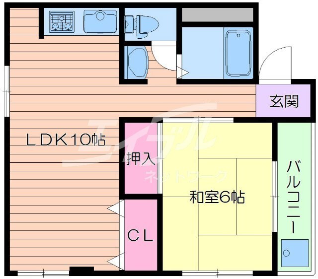 間取り図 阪急千里線/南千里駅 徒歩10分 7階 築52年