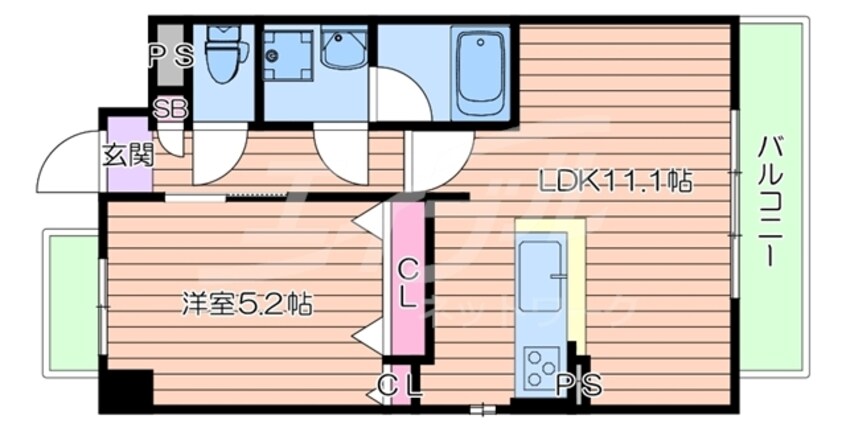 間取図 阪急京都線/摂津市駅 徒歩3分 1階 築12年