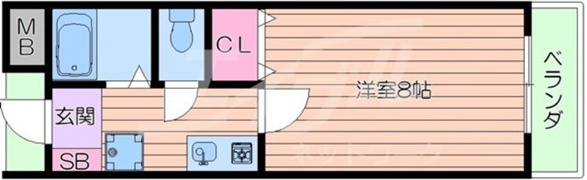 間取図 ベルアージュ末広