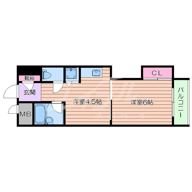 間取り図 コージーコートYODOI-1
