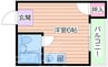 清和ハイツ 1Rの間取り