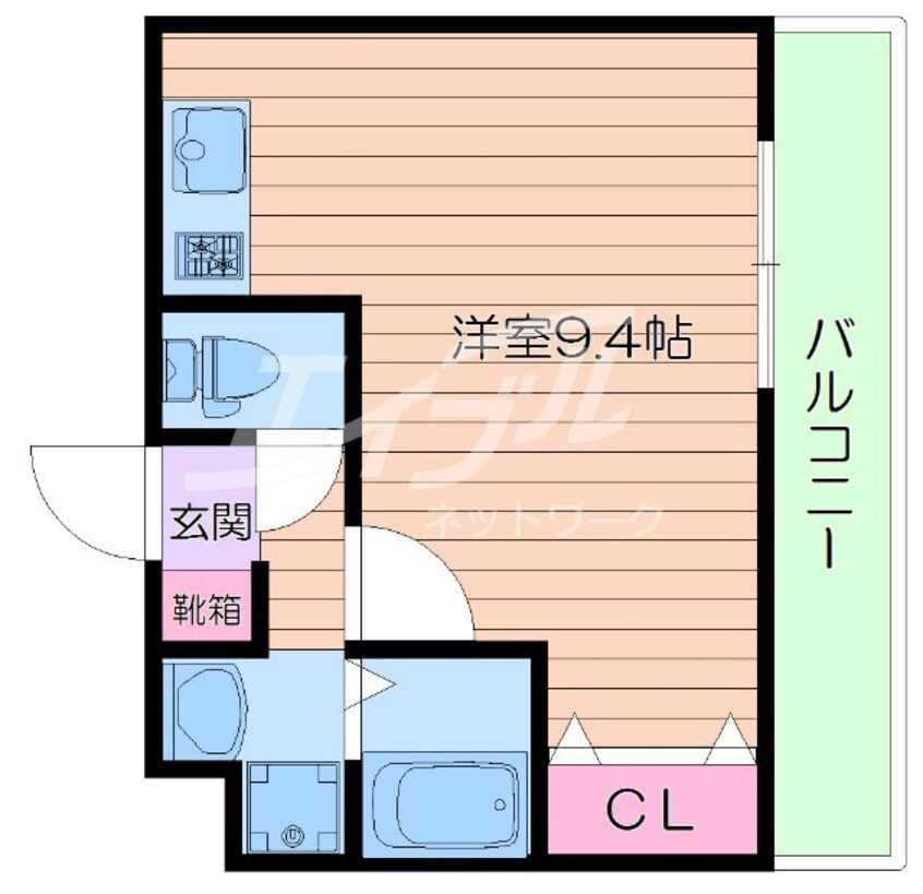 間取図 ロイヤルクイーンズパーク吹田片山町