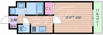 間取図 ロイヤルクイーンズパーク吹田片山町