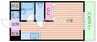 東海道本線<琵琶湖線・JR京都線>/岸辺駅 徒歩3分 3階 築27年 1Rの間取り