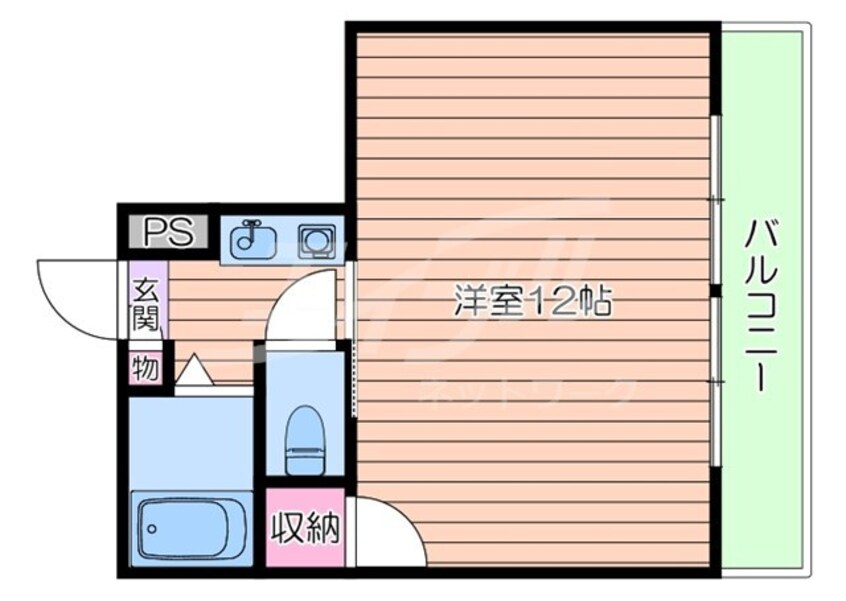 間取図 バリーズ吹田