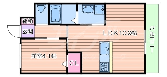 間取り図 ラ・ジュネス　Senri