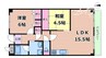 東海道本線<琵琶湖線・JR京都線>/吹田駅 徒歩20分 2階 築28年 3LDKの間取り