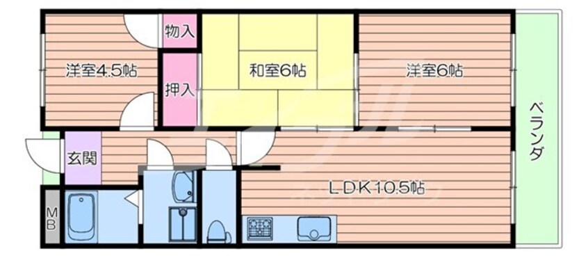 間取図 パールマンション