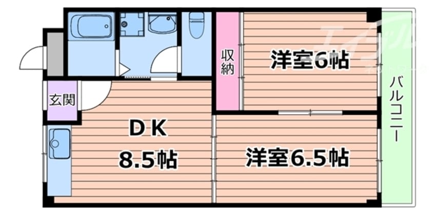 間取図 辻浦マンション
