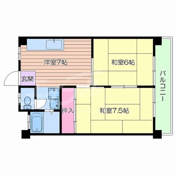 間取図 メゾン豊津