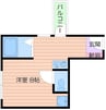 アルディア関大前 1Kの間取り