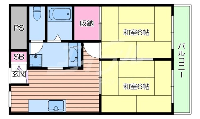 間取図 ヒカリハイツ