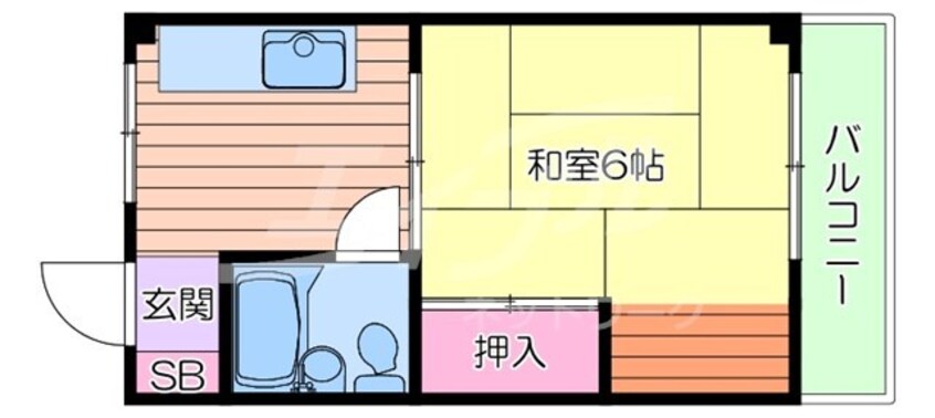 間取図 メゾン千里丘