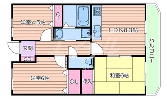 間取図 モンターニュ弐番館