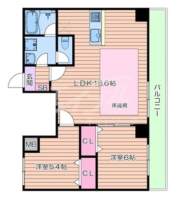 間取図 MS.hills千里丘north