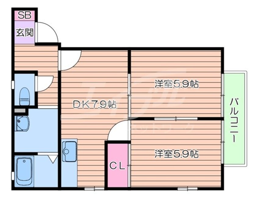 間取図 ディアス桜町