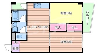 間取図 MISTRAL千里丘