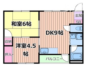 間取図 MISTRAL千里丘