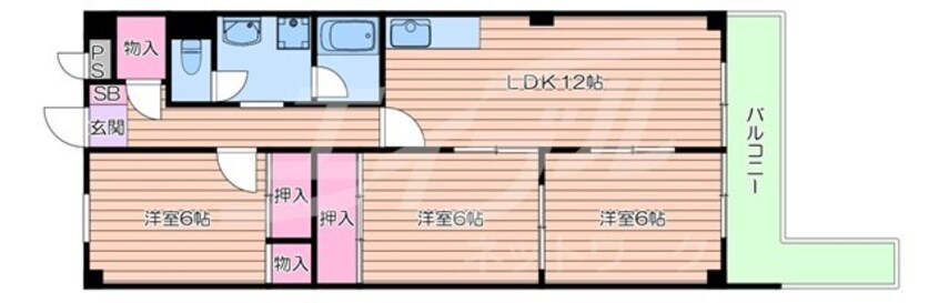 間取図 ハイツ伊藤