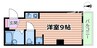 東海道本線<琵琶湖線・JR京都線>/千里丘駅 徒歩11分 3階 築31年 1Rの間取り