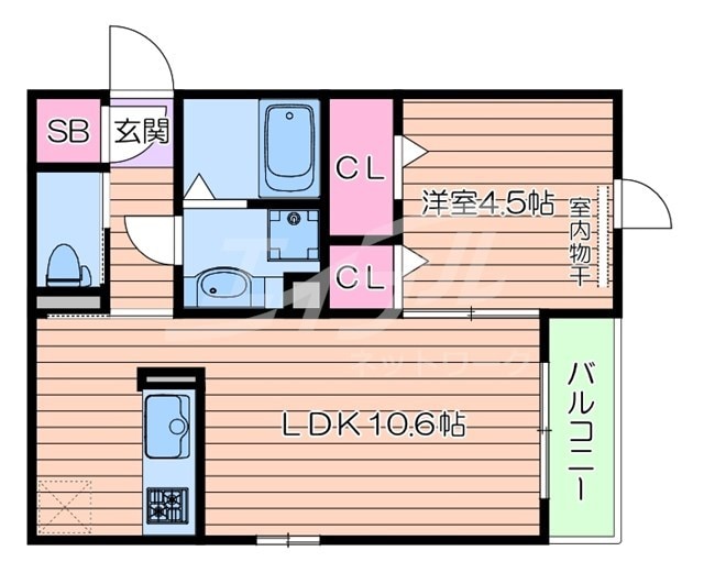 間取り図 東海道本線<琵琶湖線・JR京都線>/茨木駅 徒歩4分 3階 築11年