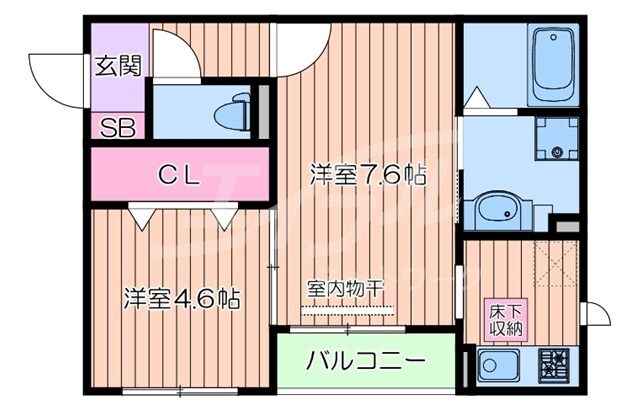 間取り図 ベーネ・ルミエール