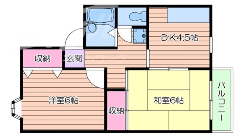 間取図 プリマベーラ摂津B