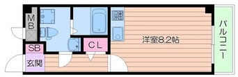 間取図 プラスコート西豊川