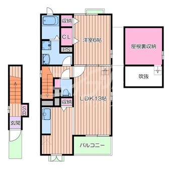 間取図 フラン　メゾン