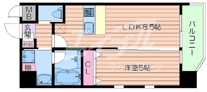 間取図 プレジオ江坂Ⅱ