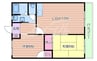 丸栄ライオンズマンション 2LDKの間取り