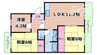 レジデンス吉川 3LDKの間取り