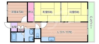 間取図 サンハイム杉林