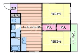 間取図 第1三宅コーポ