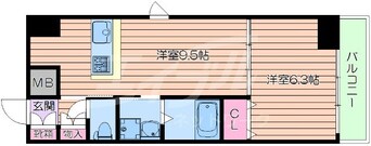 間取図 フローレンス江坂