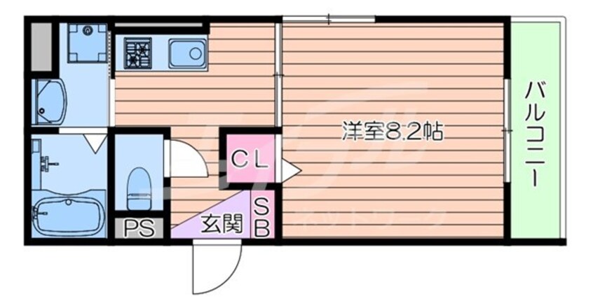 間取図 D‐room東中条