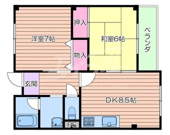 間取図 キープロハイツⅡ