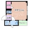 阪急京都線/正雀駅 徒歩2分 4階 築36年 1Rの間取り