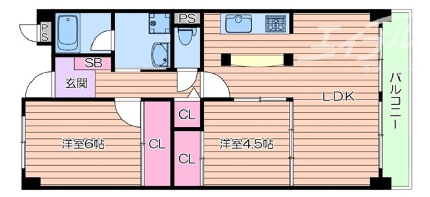 間取図 グランドメゾン南摂津