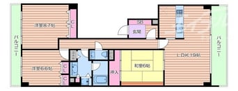 間取図 イトーピア千里万博公園