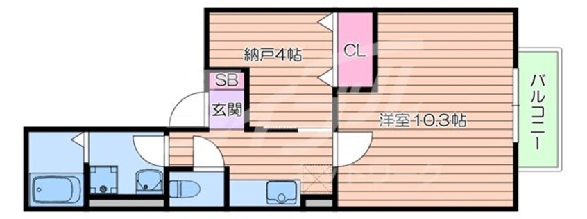 間取図 ドミールシャルマン